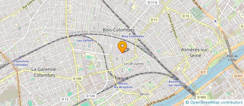 localisation de l'entreprise MADAME EVE HATTAB à ASNIERES-SUR-SEINE