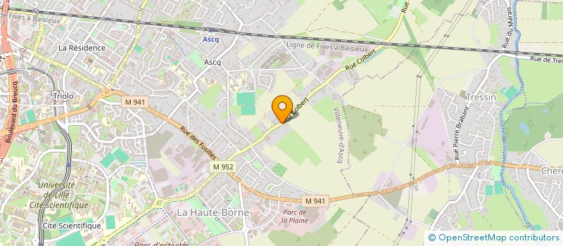 localisation de l'entreprise MADAME EVE HERBET  VILLENEUVE-D'ASCQ