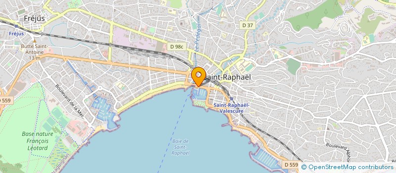 localisation de l'entreprise MADAME EVE IZARD  SAINT-RAPHAEL