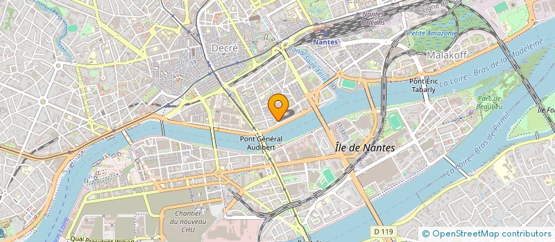 localisation de l'entreprise MADAME EVE JEGOU à NANTES