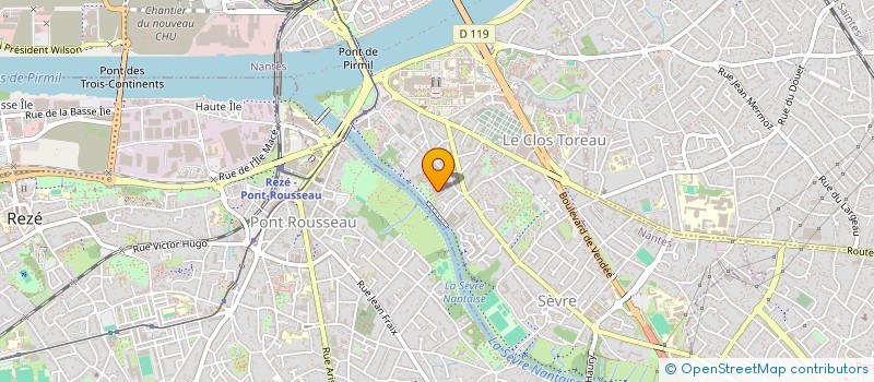 localisation de l'entreprise MADAME EVE KERBELLEC  NANTES