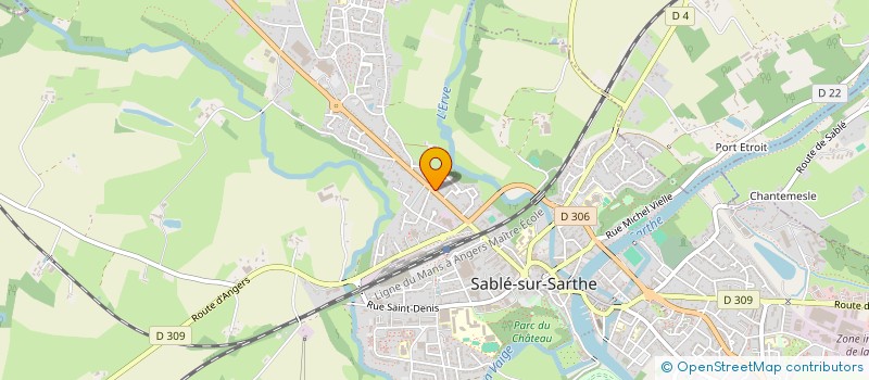 localisation de l'entreprise MADAME EVE KIM  SABLE-SUR-SARTHE