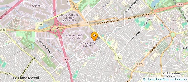 localisation de l'entreprise MADAME EVE KROMAH à AULNAY-SOUS-BOIS