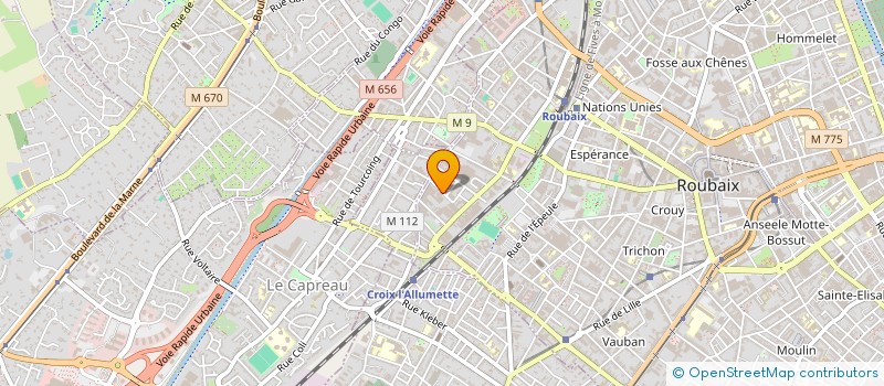 localisation de l'entreprise MADAME EVE LAGARDE à ROUBAIX