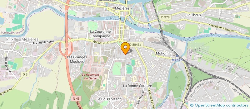 localisation de l'entreprise MADAME EVE LAGRANGE à CHARLEVILLE-MEZIERES