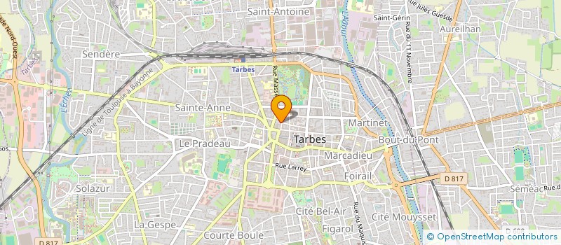 localisation de l'entreprise MADAME EVE LATOUR  TARBES