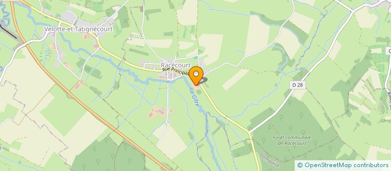 localisation de l'entreprise MADAME EVE-LAURE FORT  RACECOURT