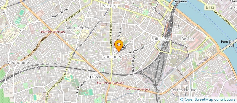 localisation de l'entreprise MADAME EVE LE COCHENNEC  BORDEAUX