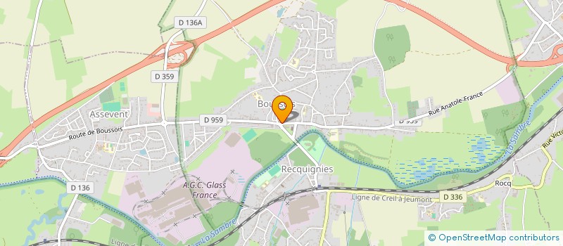 localisation de l'entreprise MADAME EVE LECLERCQ  BOUSSOIS