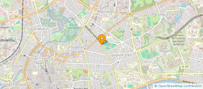 localisation de l'entreprise MADAME EVE LEROY  RENNES