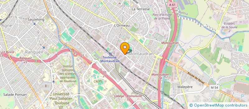 localisation de l'entreprise MADAME EVE-LISE CHENUS à TOULOUSE