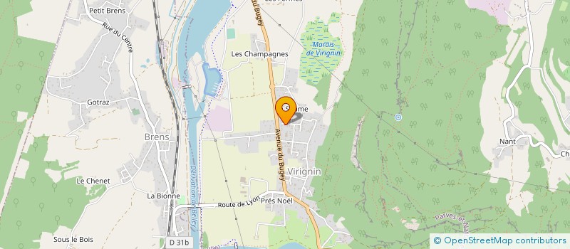 localisation de l'entreprise MADAME EVE-LISE DUTREMBLE  VIRIGNIN