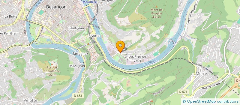 localisation de l'entreprise MADAME EVE-LISE KERN à BESANCON