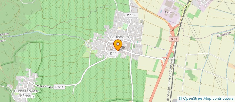 localisation de l'entreprise MADAME EVE MAGGIOTTI  EGUISHEIM