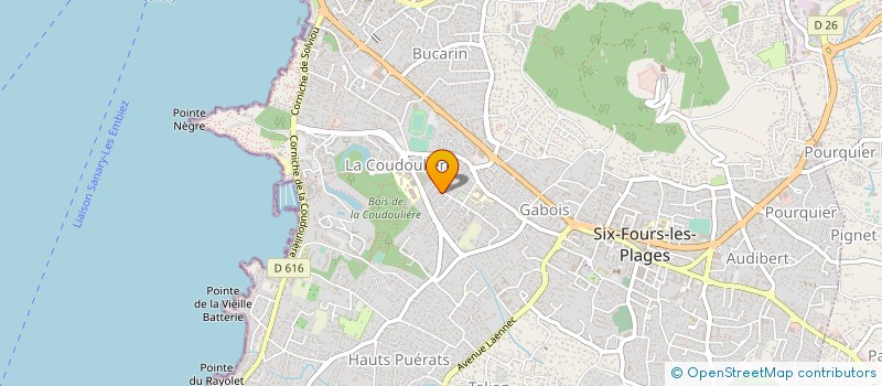 localisation de l'entreprise MADAME EVE MALCOR à SIX-FOURS-LES-PLAGES