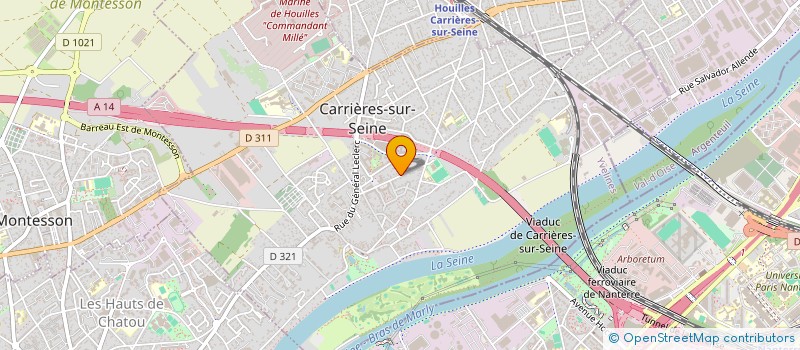 localisation de l'entreprise MADAME EVE MARECHAL à CARRIERES-SUR-SEINE