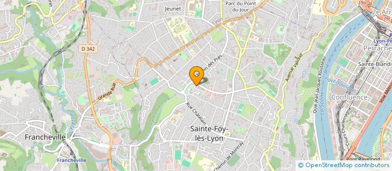 localisation de l'entreprise MADAME EVE-MARIE BONNIN à SAINTE-FOY-LES-LYON