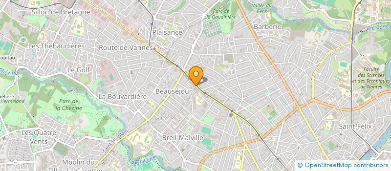 localisation de l'entreprise MADAME EVE-MARIE GATEL  NANTES