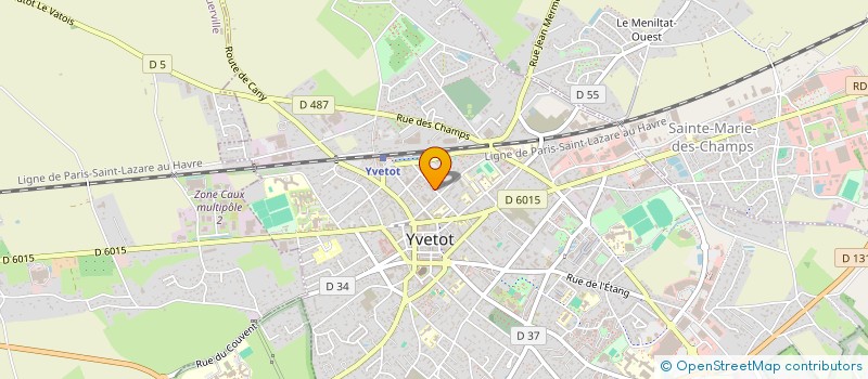 localisation de l'entreprise MADAME EVE-MARIE LACUISSE à YVETOT