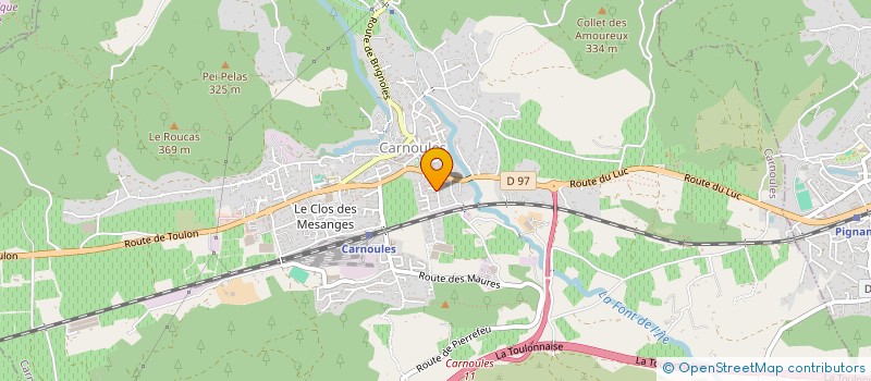 localisation de l'entreprise MADAME EVE MARIE LALLOT  CARNOULES