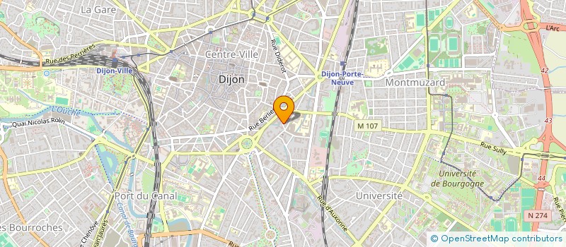 localisation de l'entreprise MADAME EVE MARIE SIZARET à DIJON