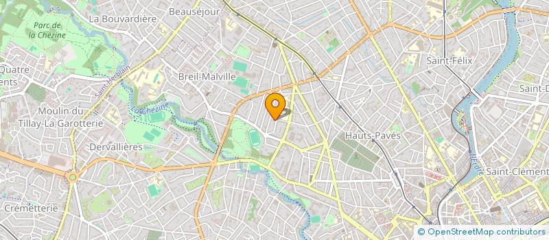 localisation de l'entreprise MADAME EVE-MARIE VILAIN  NANTES