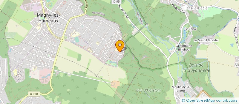 localisation de l'entreprise MADAME EVE MARKOVIC  MAGNY-LES-HAMEAUX