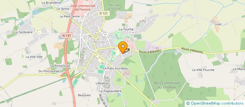 localisation de l'entreprise MADAME EVE MARTIN  NOZAY