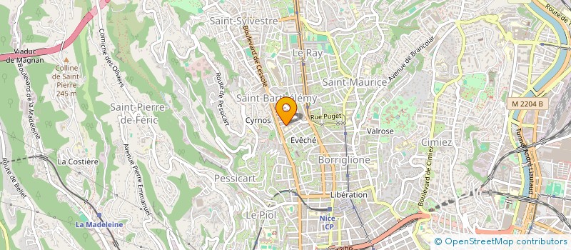 localisation de l'entreprise MADAME EVE MASSIE  NICE