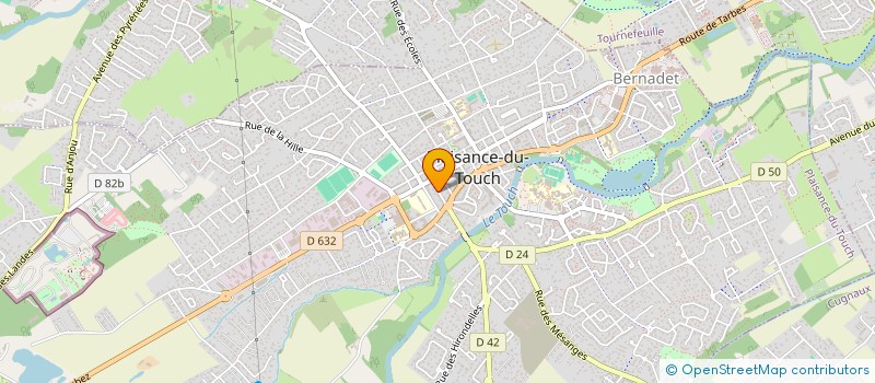localisation de l'entreprise MADAME EVE MASSOT à PLAISANCE DU TOUCH