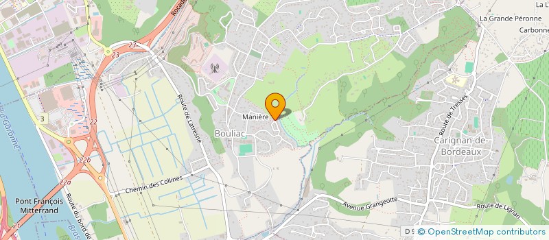 localisation de l'entreprise MADAME EVE MATHIEU  BOULIAC