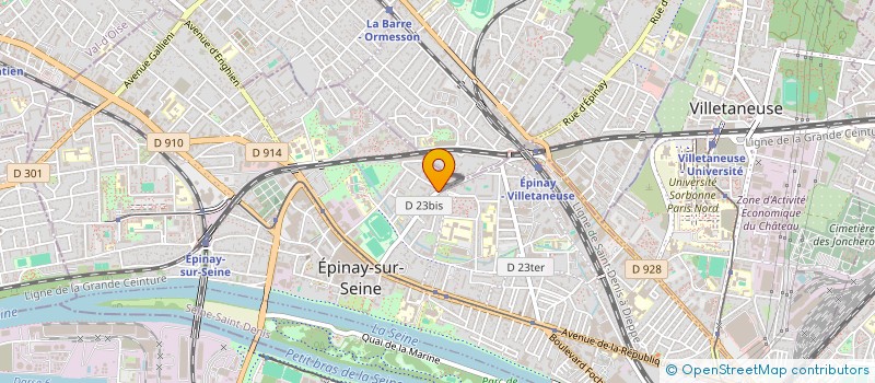 localisation de l'entreprise MADAME EVE MATTHEWS à EPINAY-SUR-SEINE