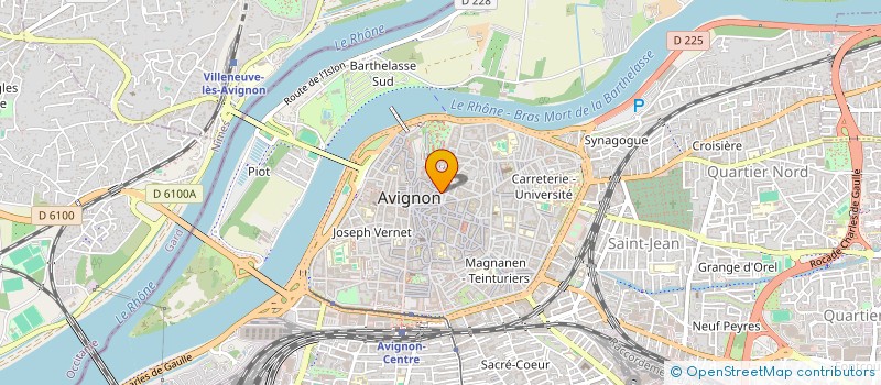 localisation de l'entreprise MADAME EVE MAUHOURAT  AVIGNON