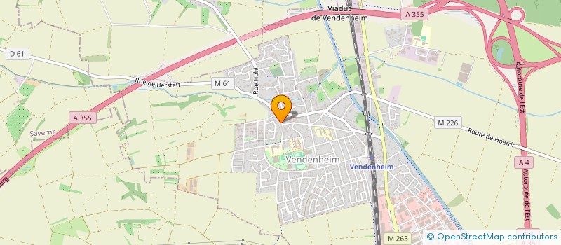 localisation de l'entreprise MADAME EVE MEDER  VENDENHEIM