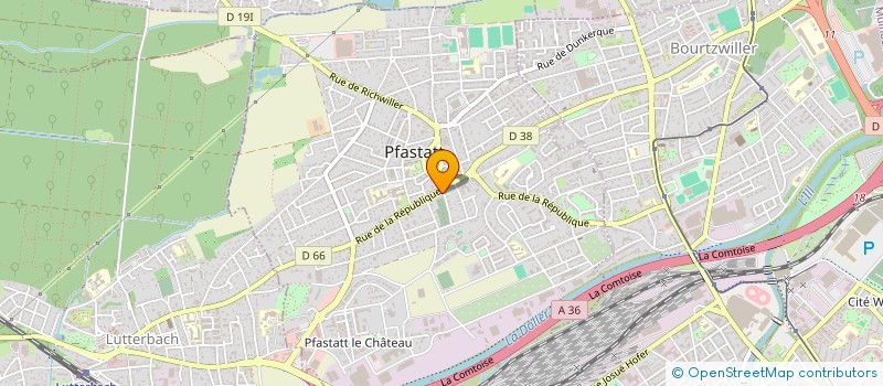 localisation de l'entreprise MADAME EVE MEYER  PFASTATT