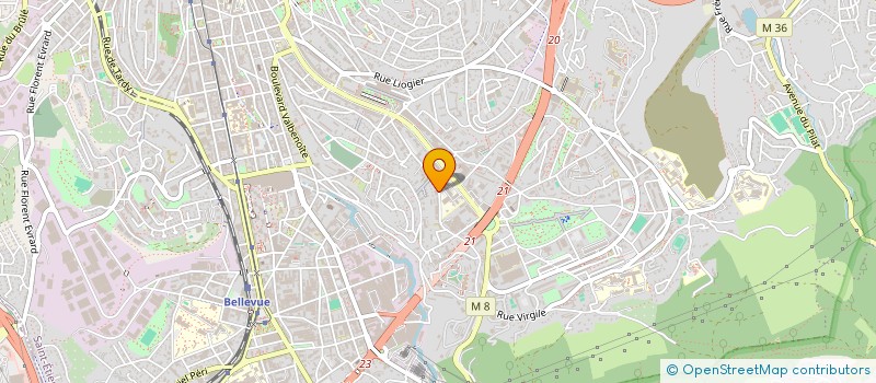 localisation de l'entreprise MADAME EVE MEYER  SAINT-ETIENNE