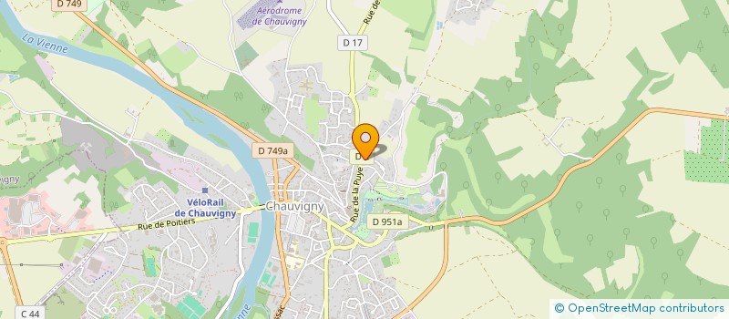 localisation de l'entreprise MADAME EVE MOLLIERE à CHAUVIGNY