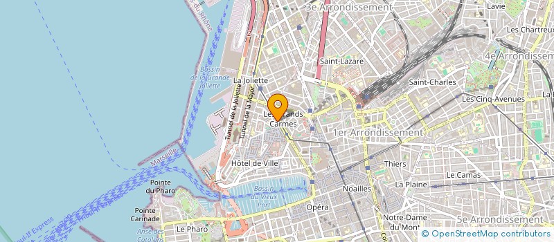 localisation de l'entreprise MADAME EVE MONFORT à MARSEILLE