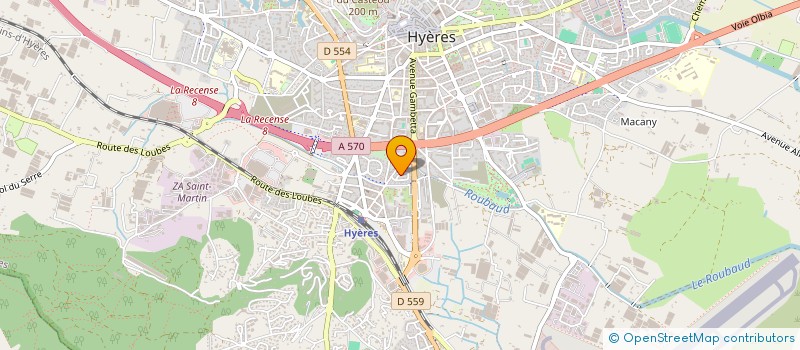 localisation de l'entreprise MADAME EVE MOUTTE à HYERES