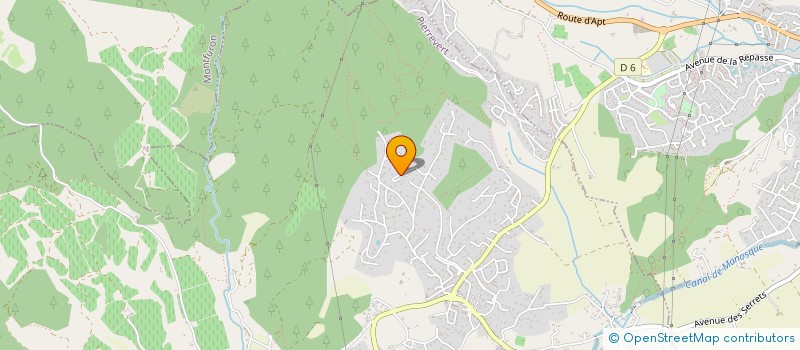 localisation de l'entreprise MADAME EVE MOYON  PIERREVERT