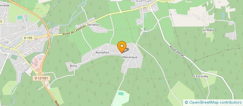 localisation de l'entreprise MADAME EVE MULET  AVENSAN