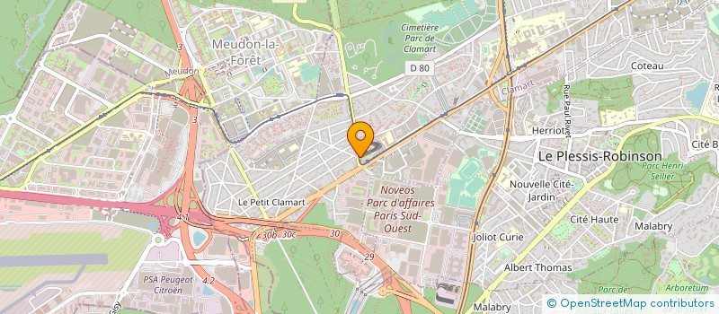 localisation de l'entreprise MADAME EVE MYARA  CLAMART