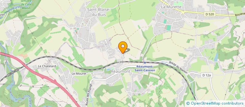 localisation de l'entreprise MADAME EVE NARDIN  REAUMONT