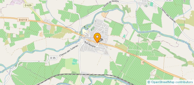 localisation de l'entreprise MADAME EVE NUNEZ  VILLESEQUELANDE