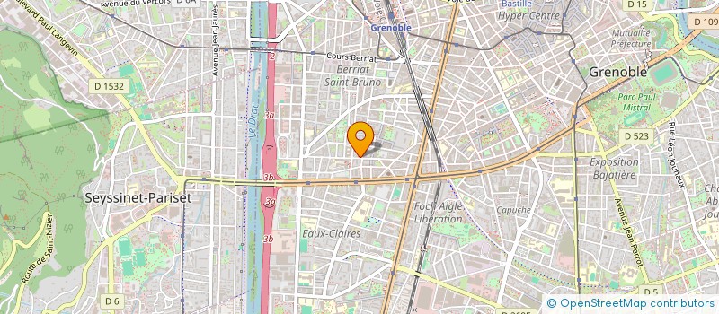 localisation de l'entreprise MADAME EVE-OCEANE TAUXE-FOULQUIER à GRENOBLE