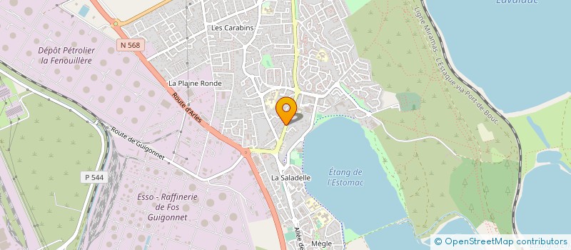 localisation de l'entreprise MADAME EVE ORLANDI  FOS-SUR-MER