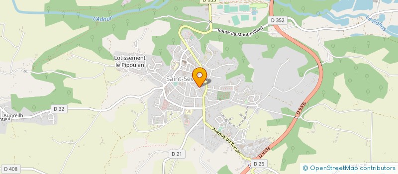 localisation de l'entreprise MADAME EVE ORTSCHEID à SAINT-SEVER