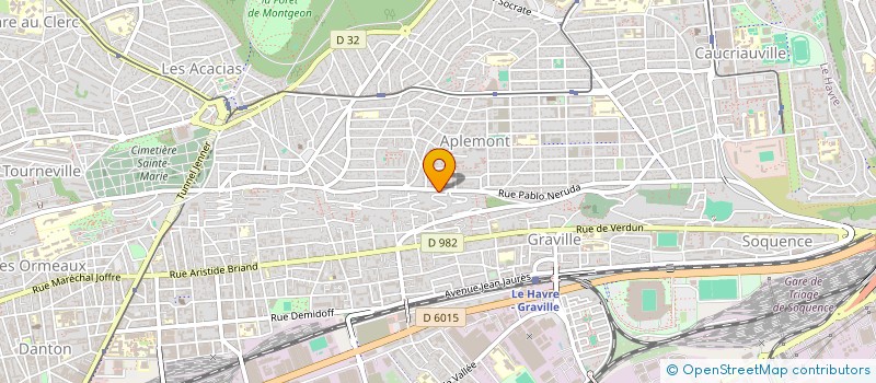 localisation de l'entreprise MADAME EVE PATON à LE HAVRE