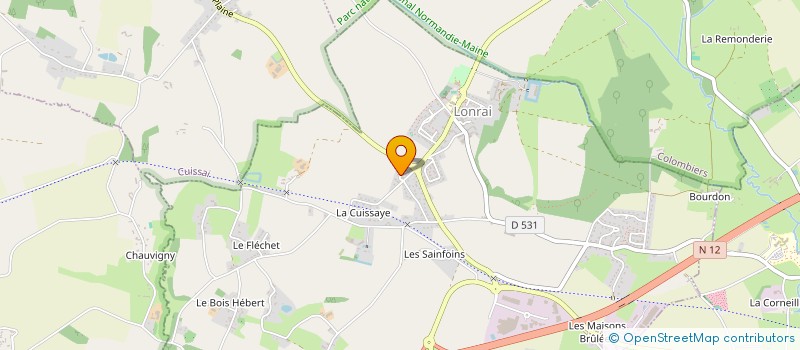 localisation de l'entreprise MADAME EVE PELLEGRINI à SAINT-GERMAIN-DU-CORBEIS