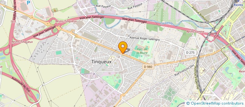 localisation de l'entreprise MADAME EVE PENAS  TINQUEUX